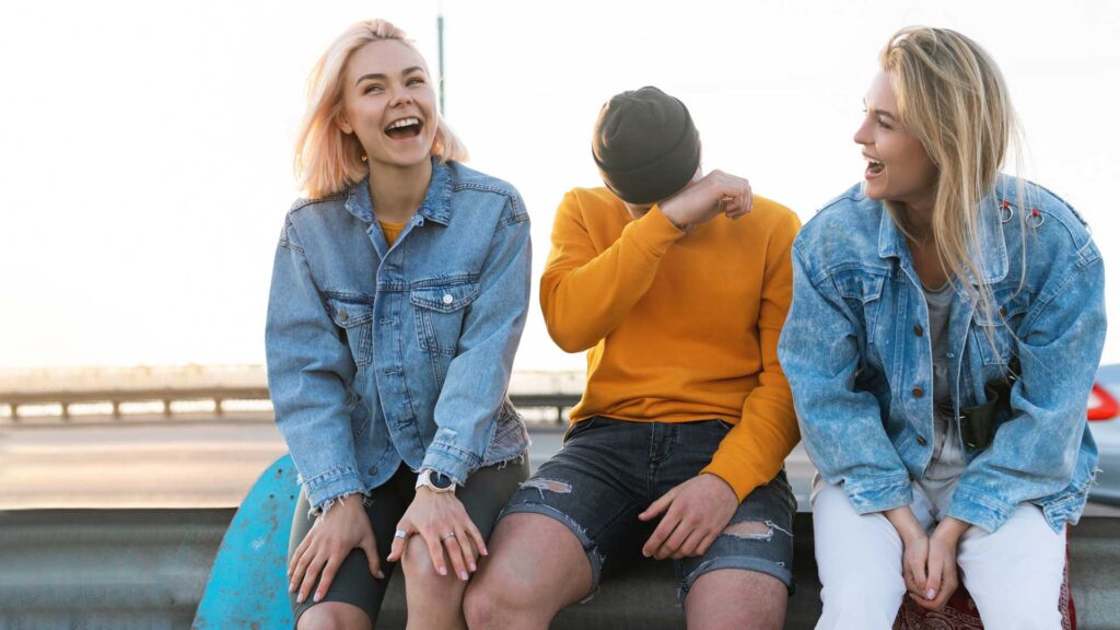 He Finds Humor in Your Words He likes You More than a Friend