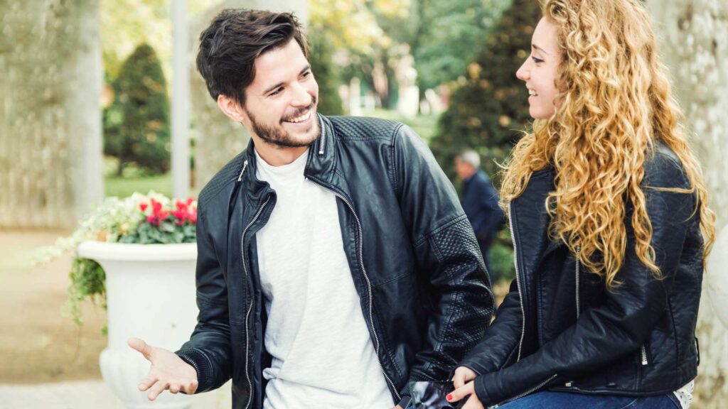 He's Happy When You're Around. He likes You More than a Friend