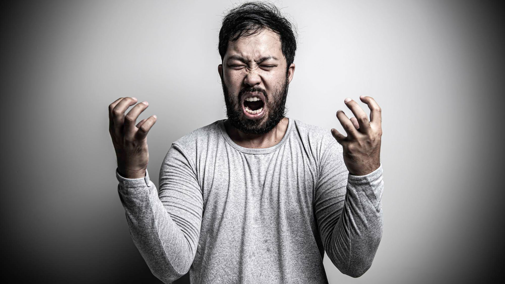 A man who hates his life.